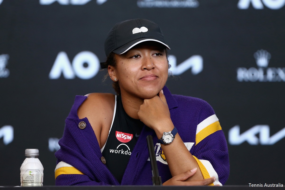 Naomi Osaka handles a Teams presser