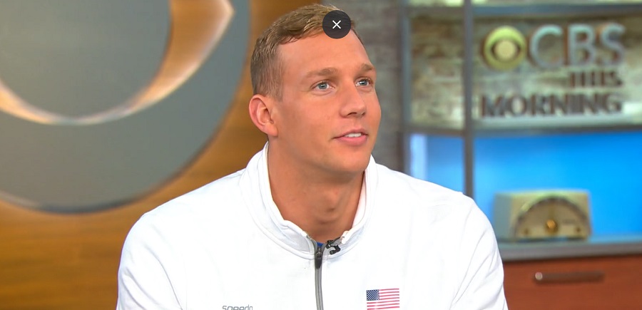 Caeleb Dressel on American breakfast television