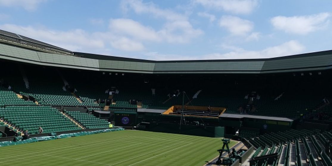 The famed Wimbledon Centre Court