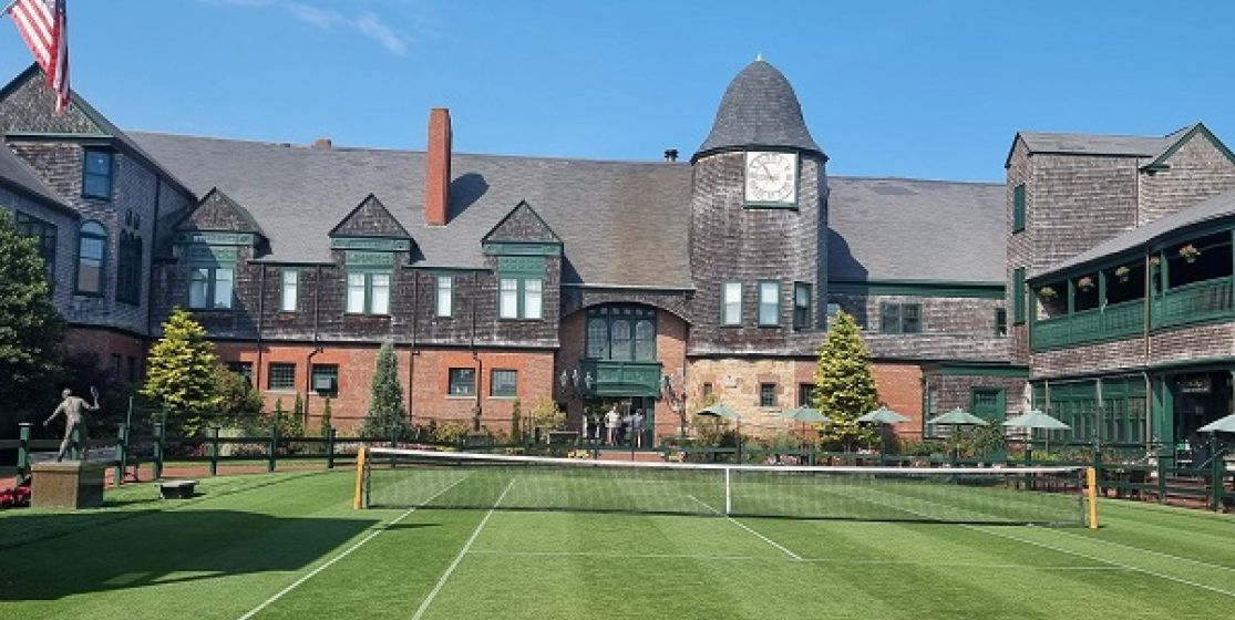 the beautiful Hall of Fame building