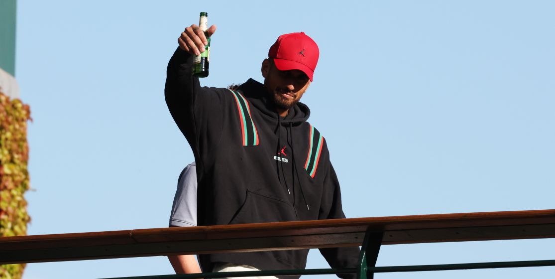 Heureusement pour ses fans, Kyrgios n'a pas gagné Wimbledon