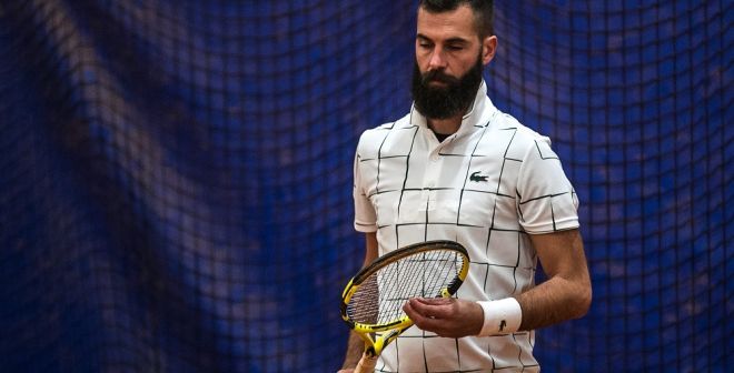 Benoit Paire in thought