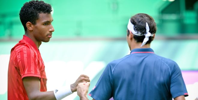 Félix Auger-Aliassime : "Ça devait être effrayant d'affronter Roger Federer quand il était à son summum"