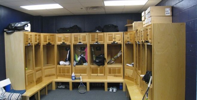 tennis locker room