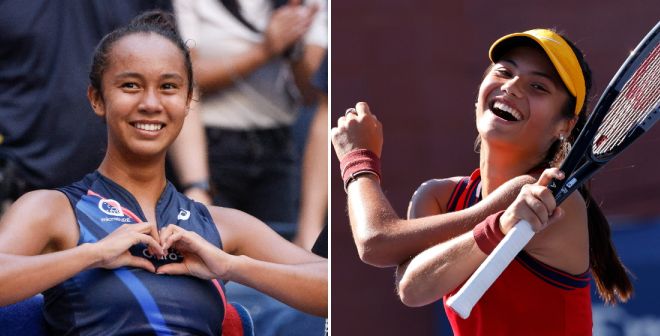 Leylah Fernandez, Emma Raducanu : fausses jumelles