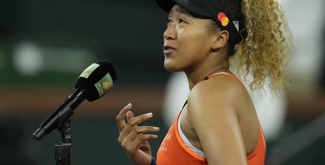 Naomi Osaka craque au BNP Paribas Open