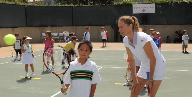 1998 : Steffi Graf pour les réfugiés