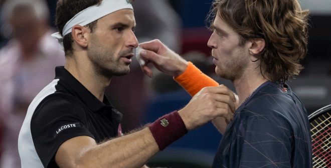 Entre Grigor Dimitrov et Andrey Rublev, ce n’est qu’amour
