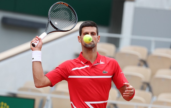 Tennis Briefs  Tennis player with evident brieflines