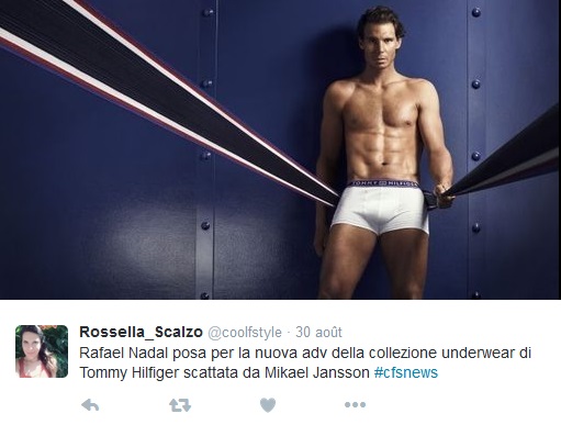 OMG, guys! Have you looked at Nadal in the new Tommy Hilfiger